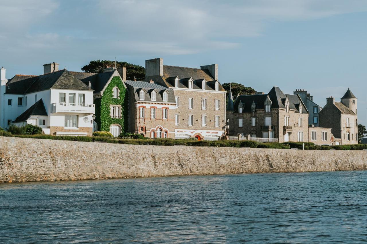 Hotel Aux Tamaris - Vue Mer Роскоф Экстерьер фото